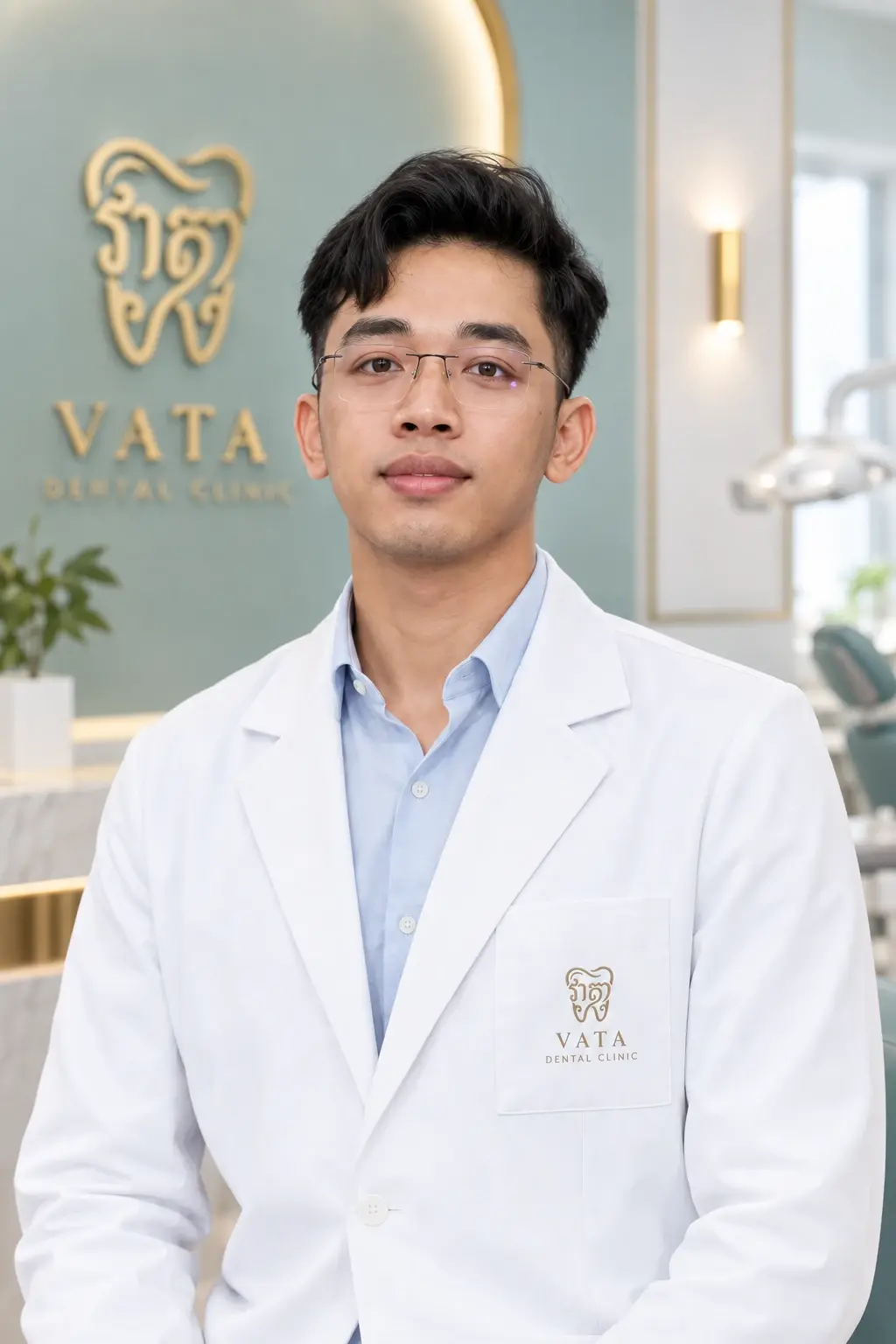 Dr. Sor Chanpiseth, lead dentist at VATA Dental Clinic